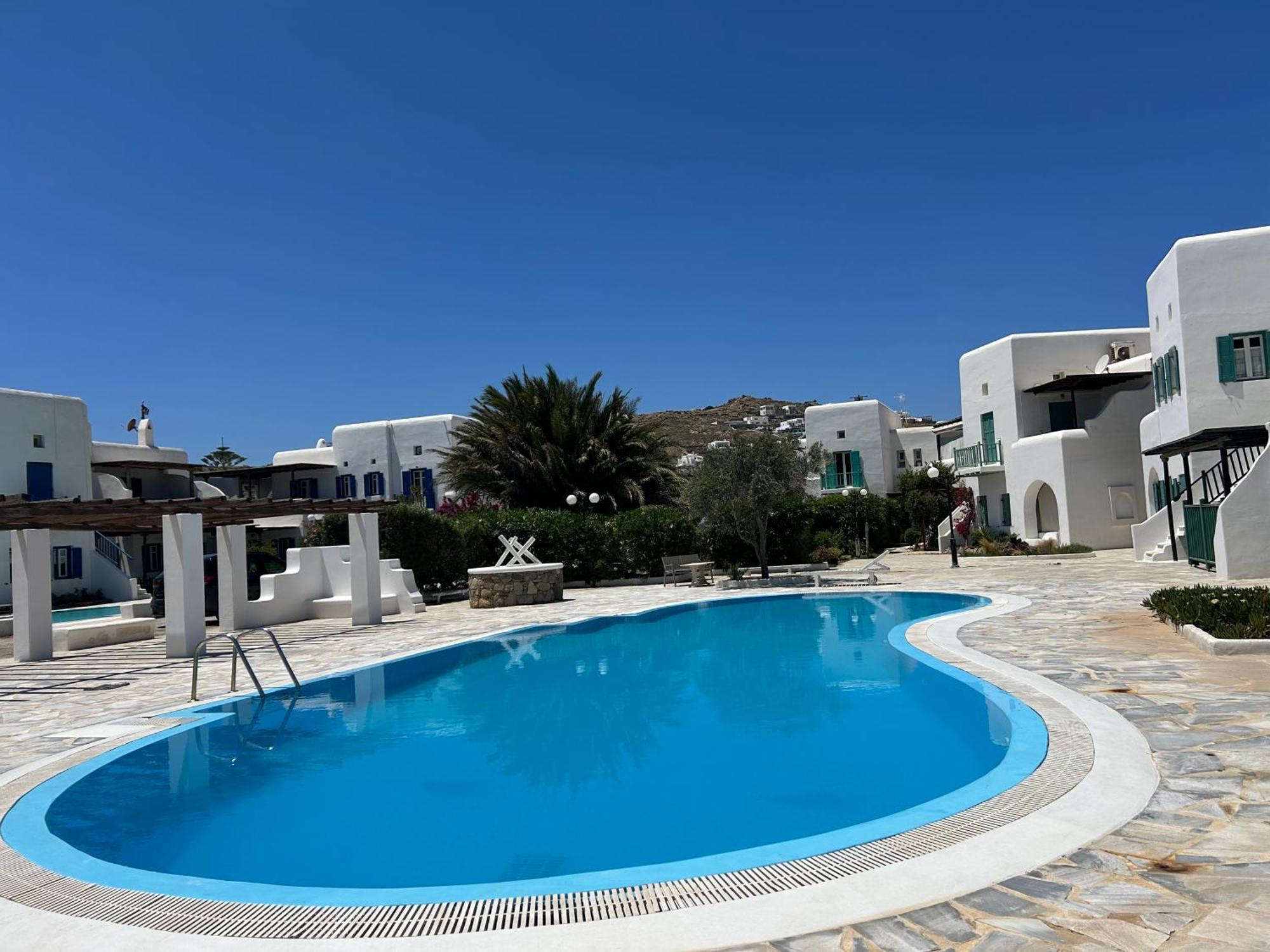 Luxury House With Swimming Pool In Ornos Mykonos Villa Exterior foto